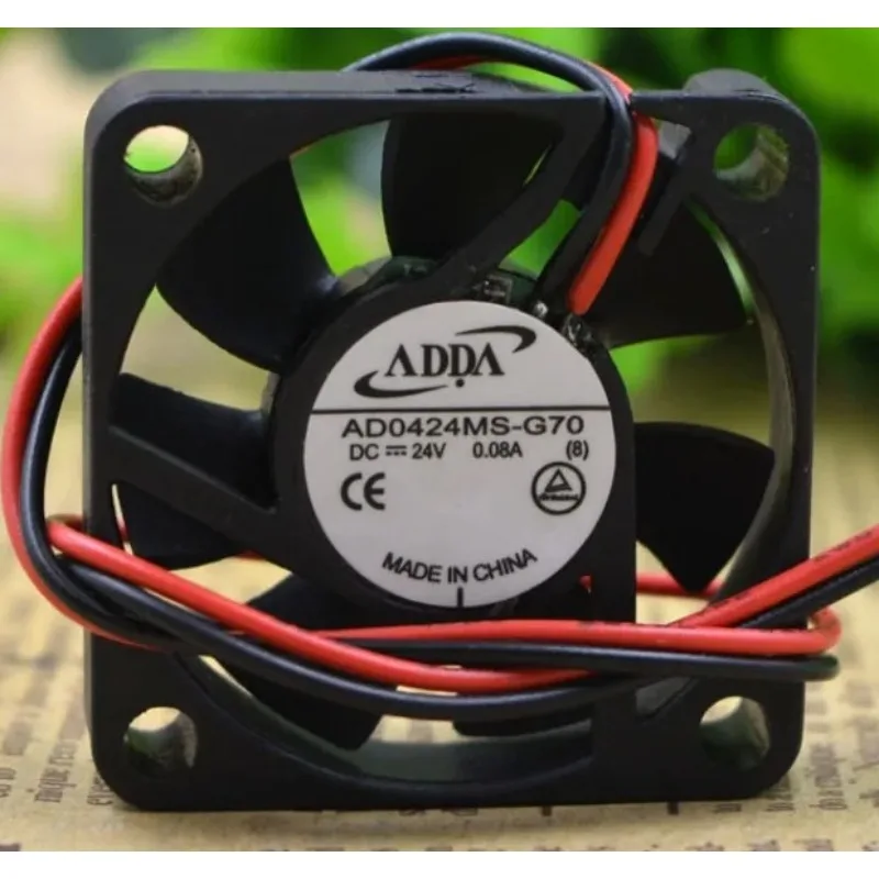 New Cooler Fan for ADDA AD0424MS-G70 24V 0.08A Printer Frequency Converter Cooling Fan 4CM 4010 40*40*10mm