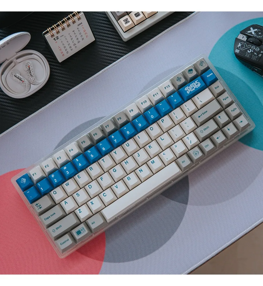 Keycap Personalized Keycap PBT Sublimation Customization Original 65/75/87 Fuhong Powder/Purple/Red/Black/Blue Mechanical