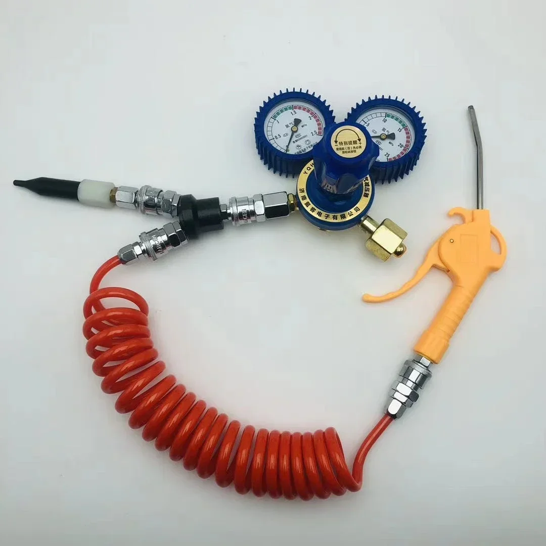 High Pressure Helium Pressure Reducing Valve Low Pressure Valve  Accessories Flushing Balloon Single Gauge Double Gauge