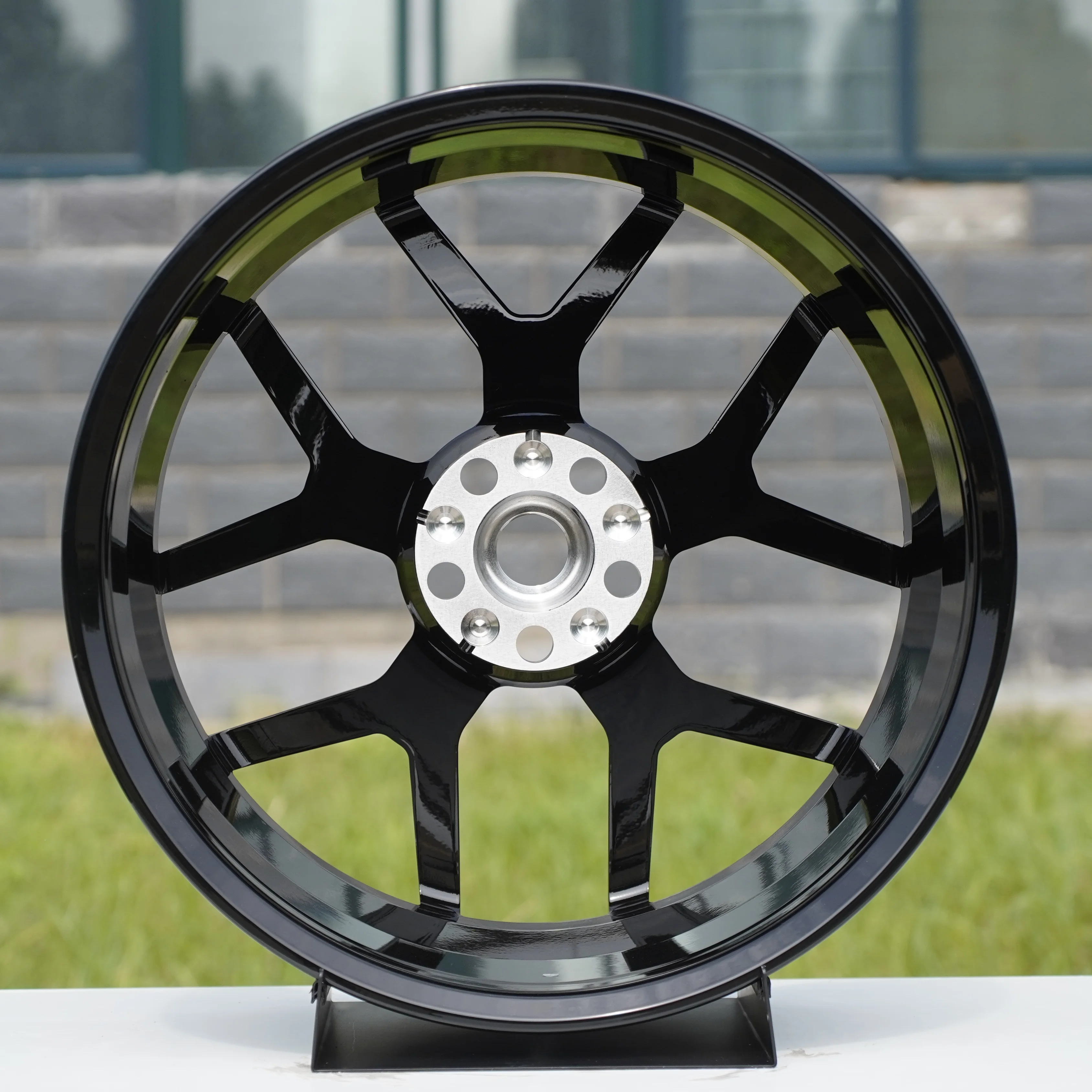 *forAluminum Alloy Car Wheels 5x112/114.3/120 PCD 18-28 Inch Forged Black Finish TUV/Lifetime Certified ET Values