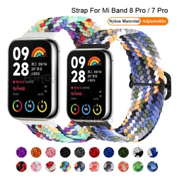 For Mi Band 8 Pro Strap Adjustable Nylon Wristband Bracelet For For Xiaomi Mi Band 7 Pro/8 Pro Smart Watch Band Correa Accessory