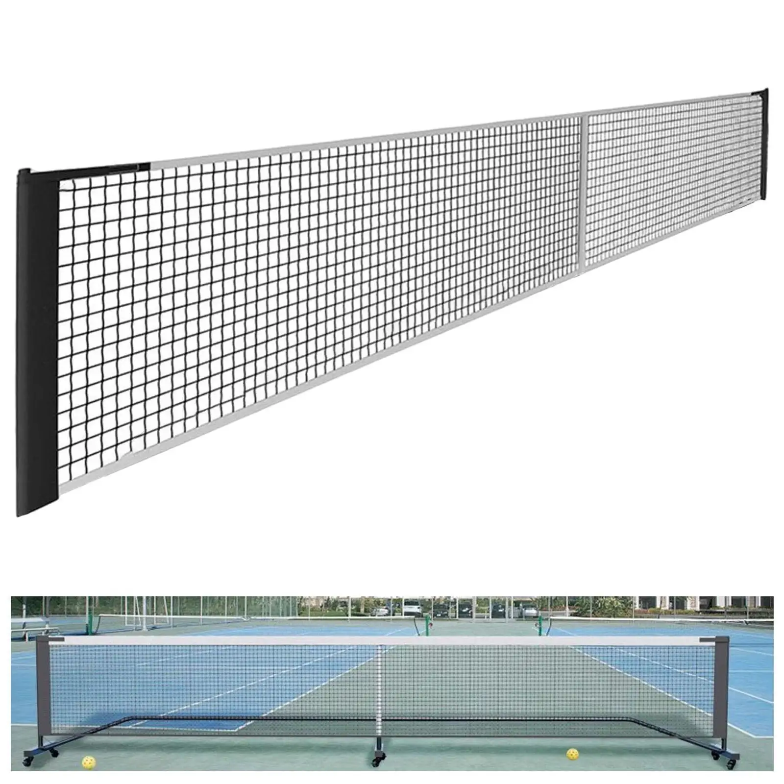 

Pickleball Net Portable Weather Resistant Versatile Practice Net Pickleball Court Equipment for Park Lawn Beach Gym Backyard