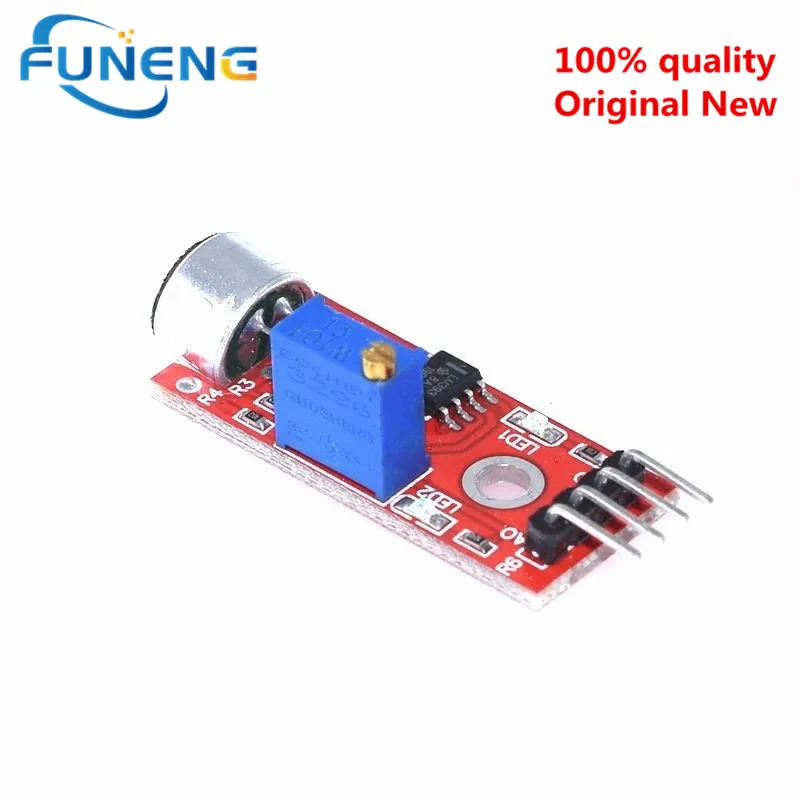 10 stks Hoge Gevoeligheid Geluid Microfoon Sensor Detectie Module Voor Arduino AVR PIC