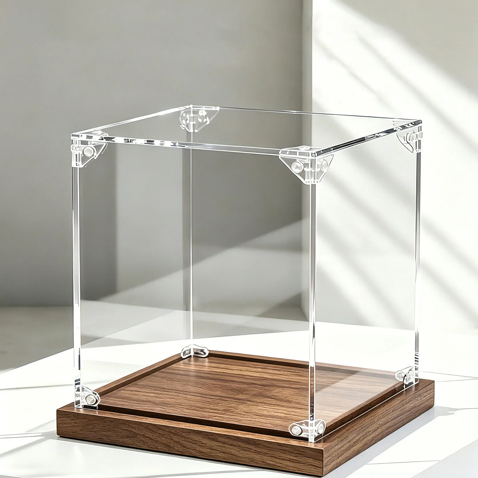Clear Acrylic Display Cabinet for Action Figure, Assemble Acrylic Box for Protection of Collection, Car Model Display Case