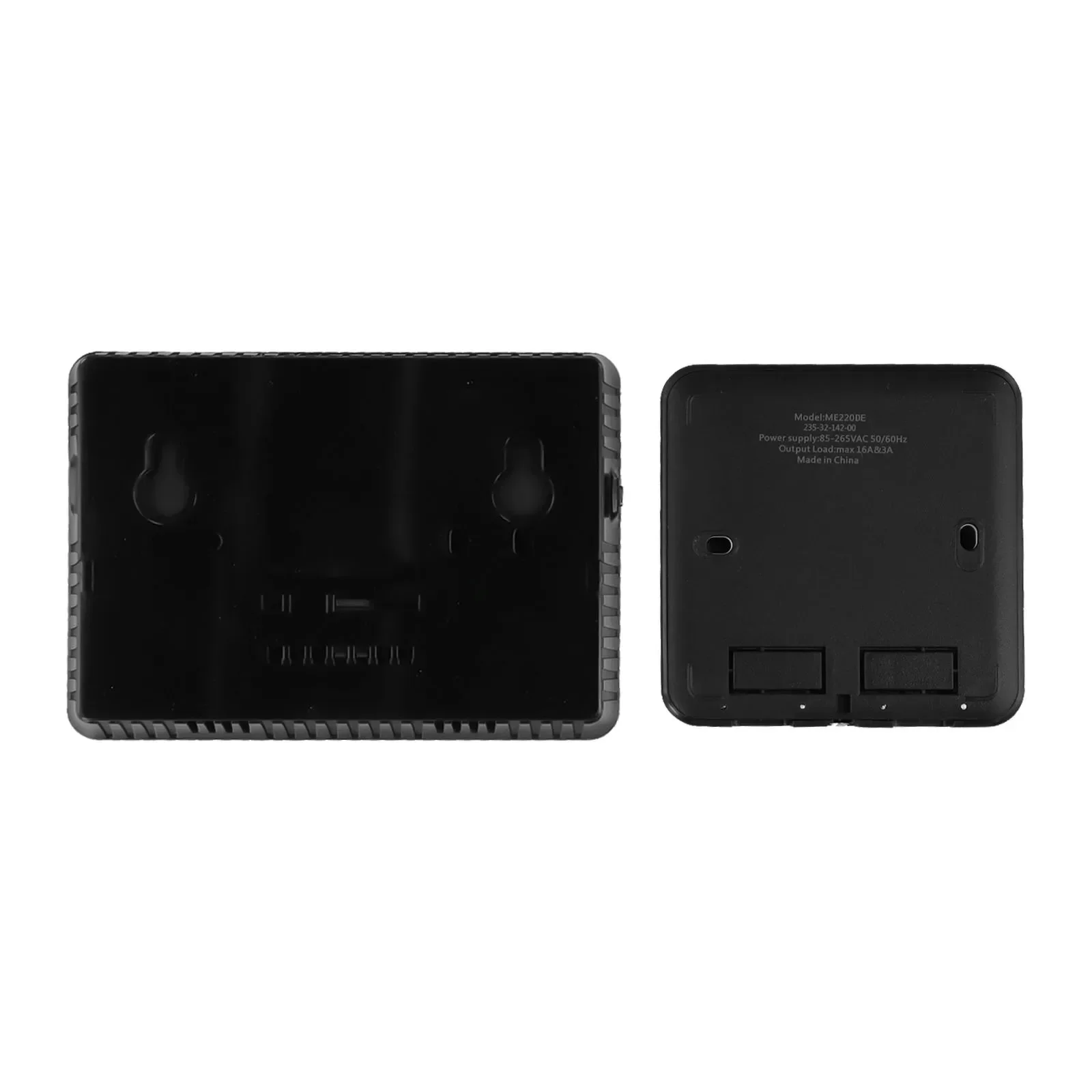Energy Efficient Heating White Black Programmable Thermostat Touch Button Control Wireless Transmission Distance