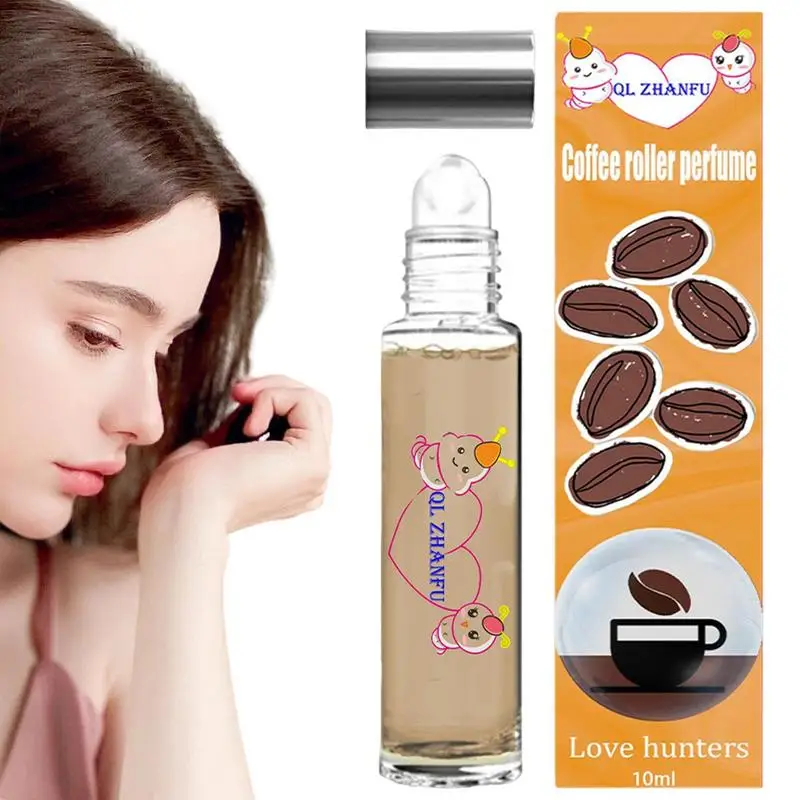 10ml Coffee Pheromones Perfume Pheromones Roll-On Perfume Unisex Lure Perfume Pheromone Oils Intimate Partner Erotic Perfume