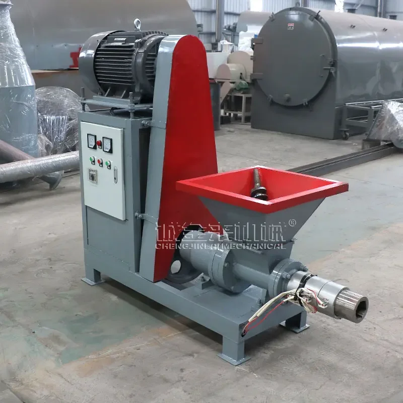 Wood Waste Briquetting Press Machine Sawdust Charcoal Making Machine for Cooking Biomass Wood Sawdust Briquettes Machine