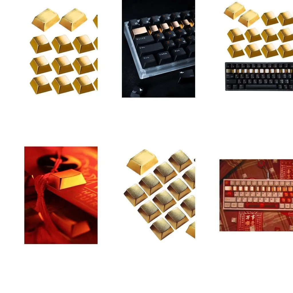 

Y1ub 15pieces Zinc -сплав набор для механических клавиатур, клавиш для геймеров и программистов