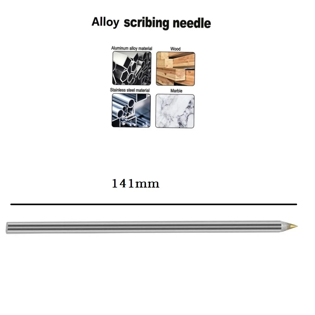 1PC Alloy Scribe Pen Carbide Scriber Pen Metal Wood Glass Tile Cutting Marker Pencil Metalworking Woodworking Hand Tools