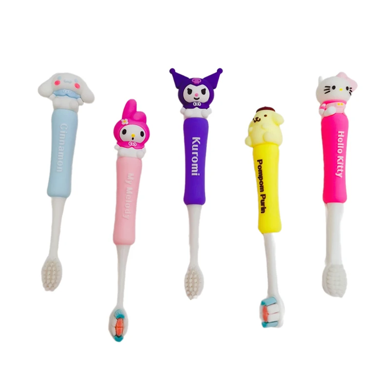 1PCS Sanrio Soft Bristle Toothbrush Lovers Girl Heart Student Cartoon Laurel Dog Melody Clean Toothbrush