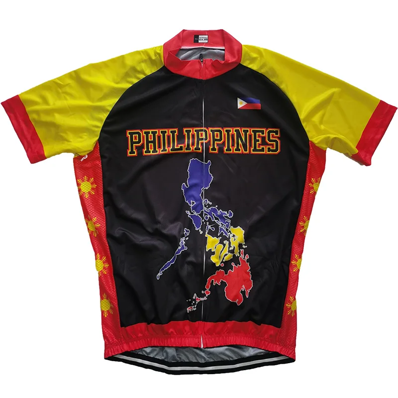 

Philippines Short Jersey Pro Cycling Ciclismo Bicycle Anti-sweat Undershirt T-Shirt Motocross Downhill Summer Top Sport Clothes