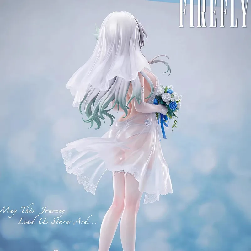 Firefly Figure Honkai Star Rail Wedding Dress Gk Statue Collectible Model Desktop Ornament Gift For Anime Fans