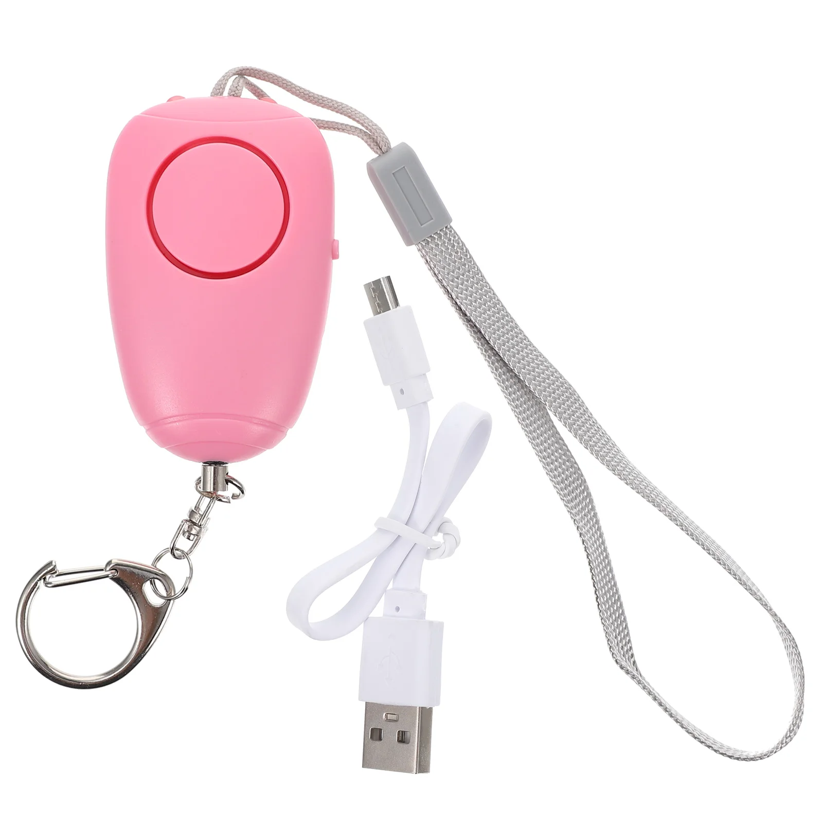 Personal Security Alarm with LED Light 130Db Siren for Women Emergency Safety Keychain Sound Alert Device