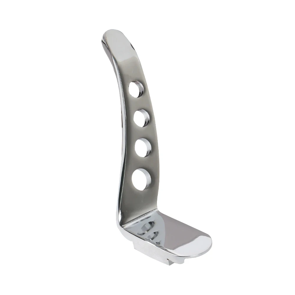 1991-2024 Black Motorcycle Foot Pedal Kickstand Chrome Stand Extension Kit For Harley CVO Touring Road King Electra Street Glide