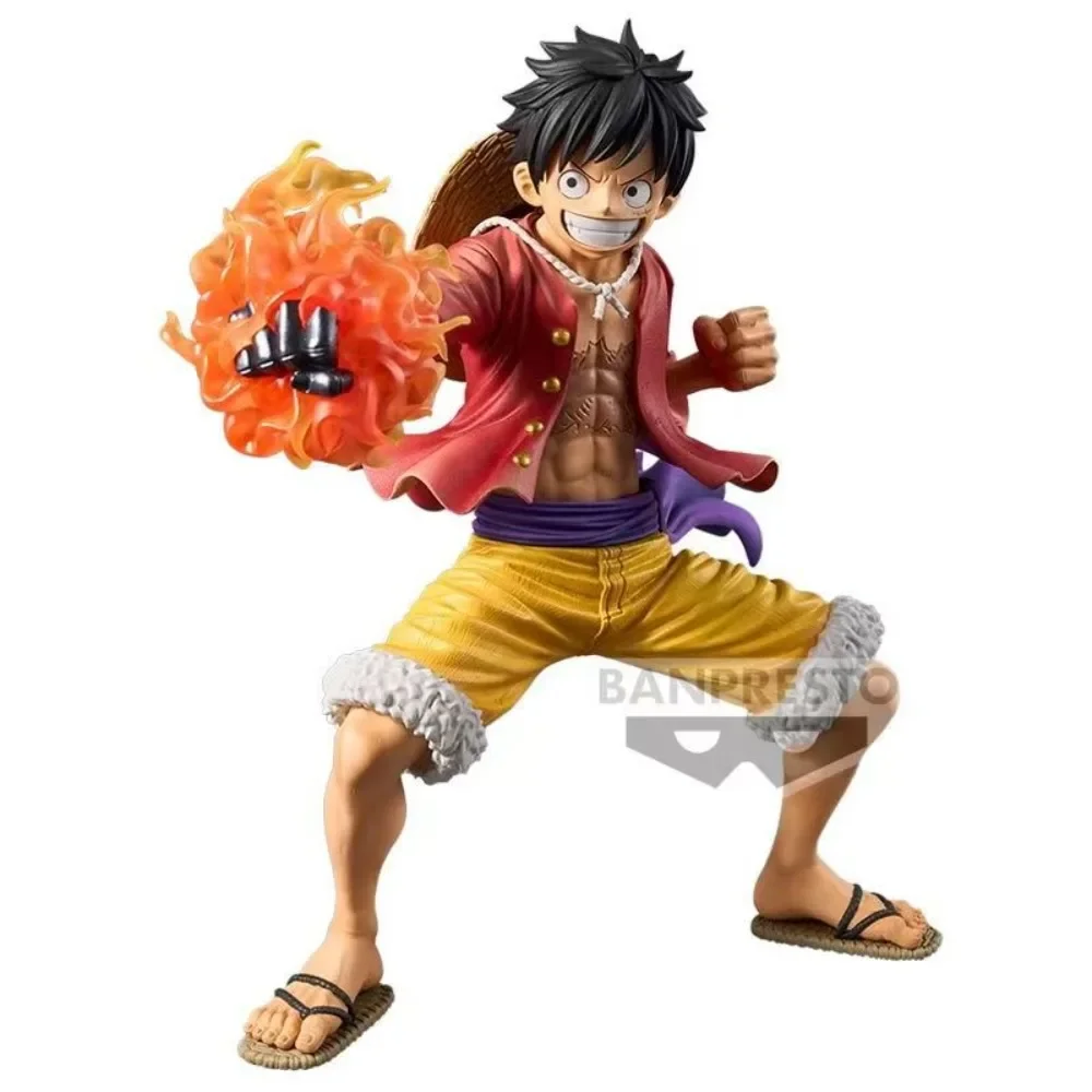 Bandai banpresto uma peça grandista macaco d luffy edição especial em estoque anime figuras de ação modelo brinquedos coleção presentes