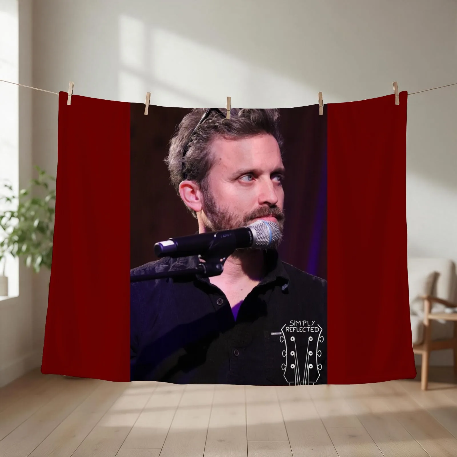 Rob Benedict and his glasses - Rockwood 2019 Throw Blanket couch cozy soft plush fuzzy picnic outdoor blanket
