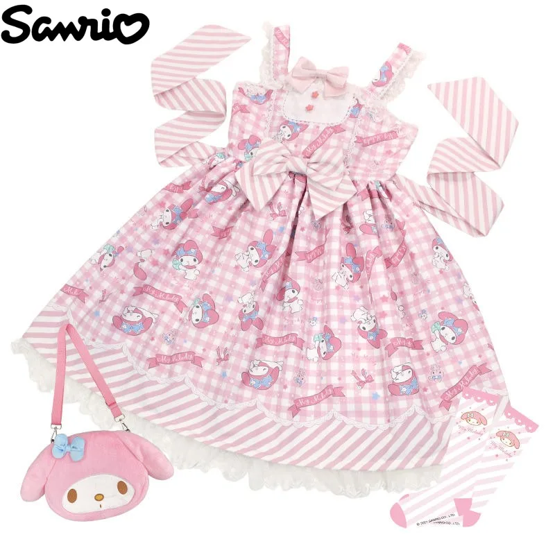 

Kawaii SanrioCartoon Cute Kuromi Cinnamoroll Melody Lolita Personality Princess Dress PromDress Birthday Cosplay Costume Present