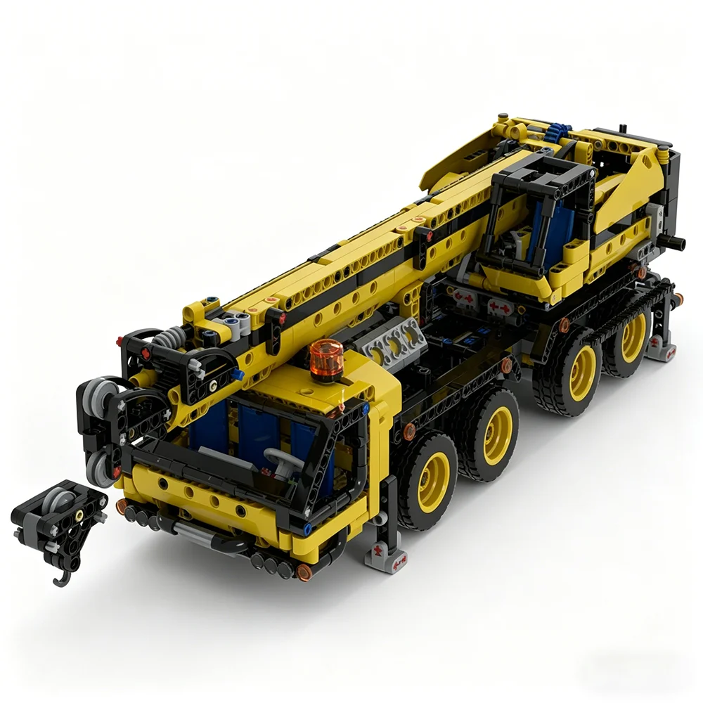 

Moc Engineering Vehicle Model Building Blocks Engineering Crane Model Technology Modular Gift Construstion DIY Assembly Toy