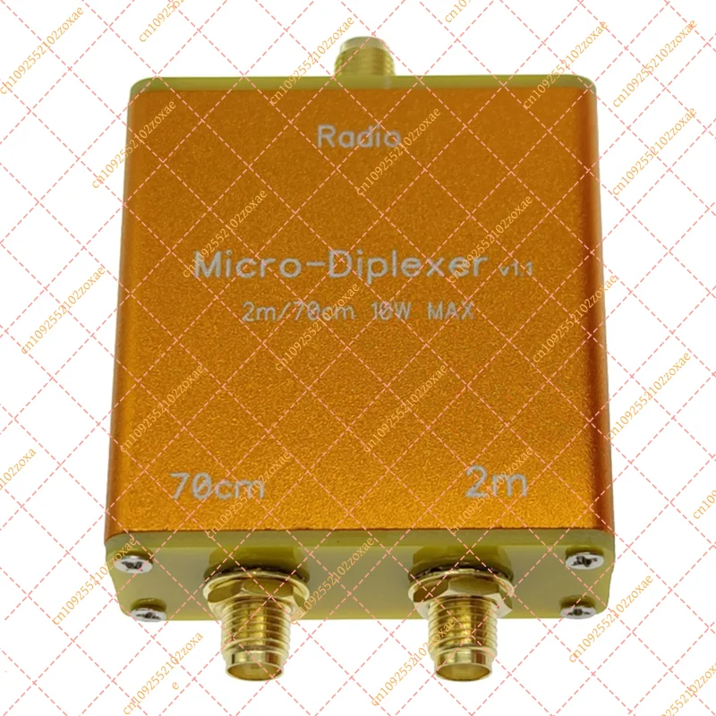 10W V/U Band Micro-Type Diplexer Duplex Filter 2m 70cm with Shell Installed Between Transmitter and Antenna