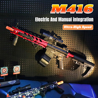 M416 Electric Ball Blaster， Manual/Automatic Mode gel blasters , Suitable for outdoor shooting games， Halloween, Christmas Gifts