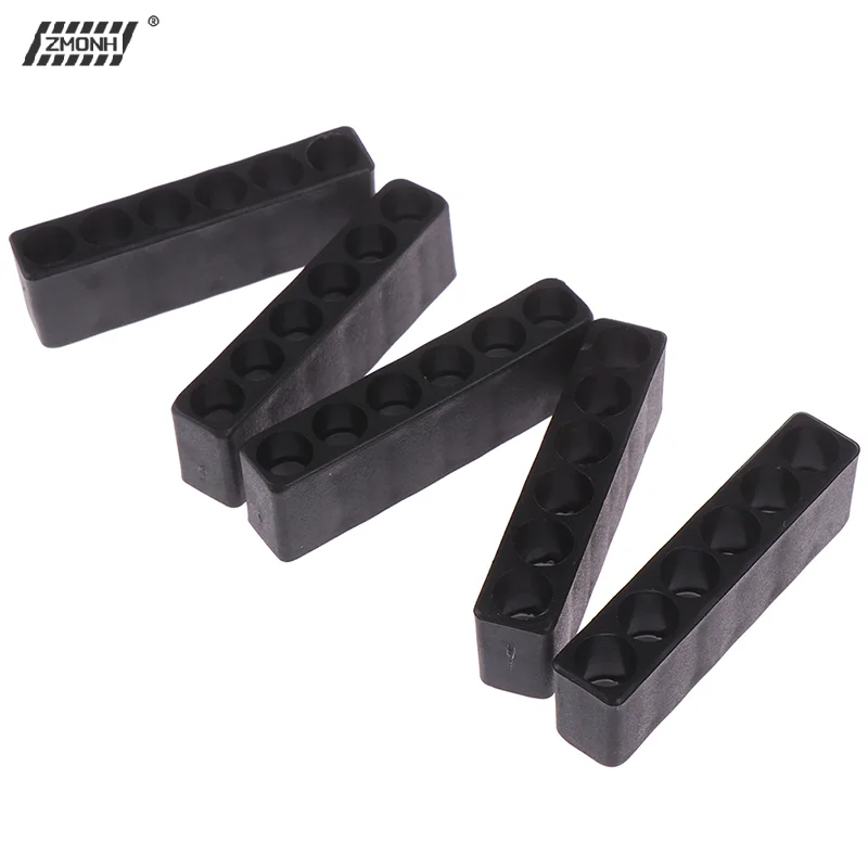 

[H]5Pcs Set 6/10/12 holes hex shank screwdriver bit holder storage dril accessories