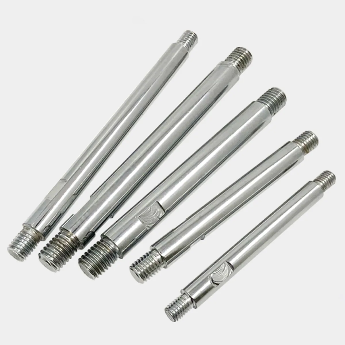 M6M8M10M12 304 Stainless Steel Machine Tool Control Lever Double Head Threaded Screw  Long / Spherical Handle Cover