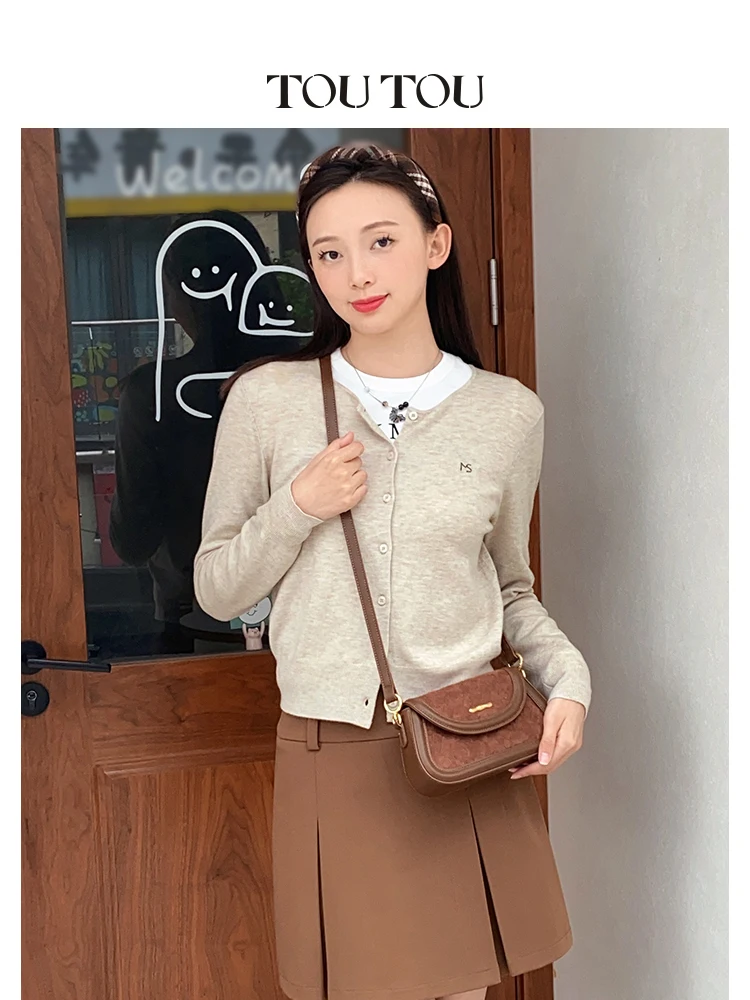 TOUTOU Women Underarm Bag 2024 New Original Designer Retro Premium Single Shoulder Crossbody Bag Versatile for Work and Commute