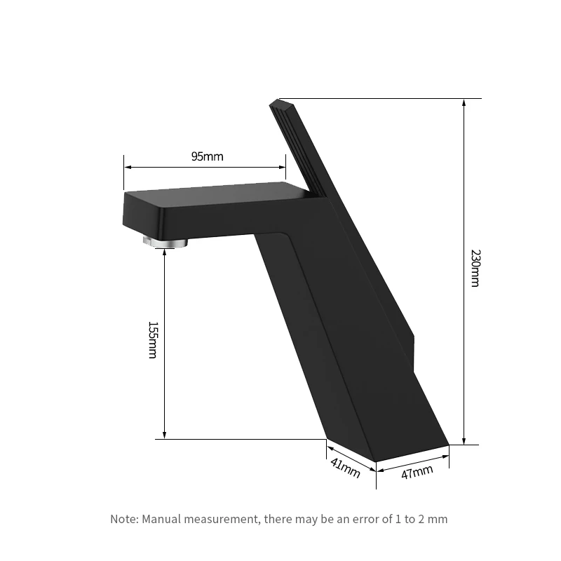 Becola-grifo de lavabo montado en cubierta, mezclador de agua fría y caliente para baño, grifos de grúa montados en cubierta, color negro/cromo