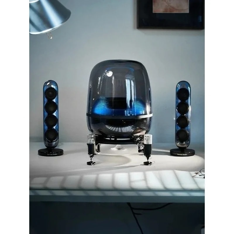 Magnetic Levitation Anti-Vibration Stand Desktop Speaker Bracket Damping Base for Bluetooth Speakers