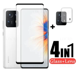 3D Full Curved Glue Glass For Xiaomi Mix 4 Glass Screen Protective Glass For Xiaomi Mix 4 Camera Lens Film For Xiaomi Mix 4