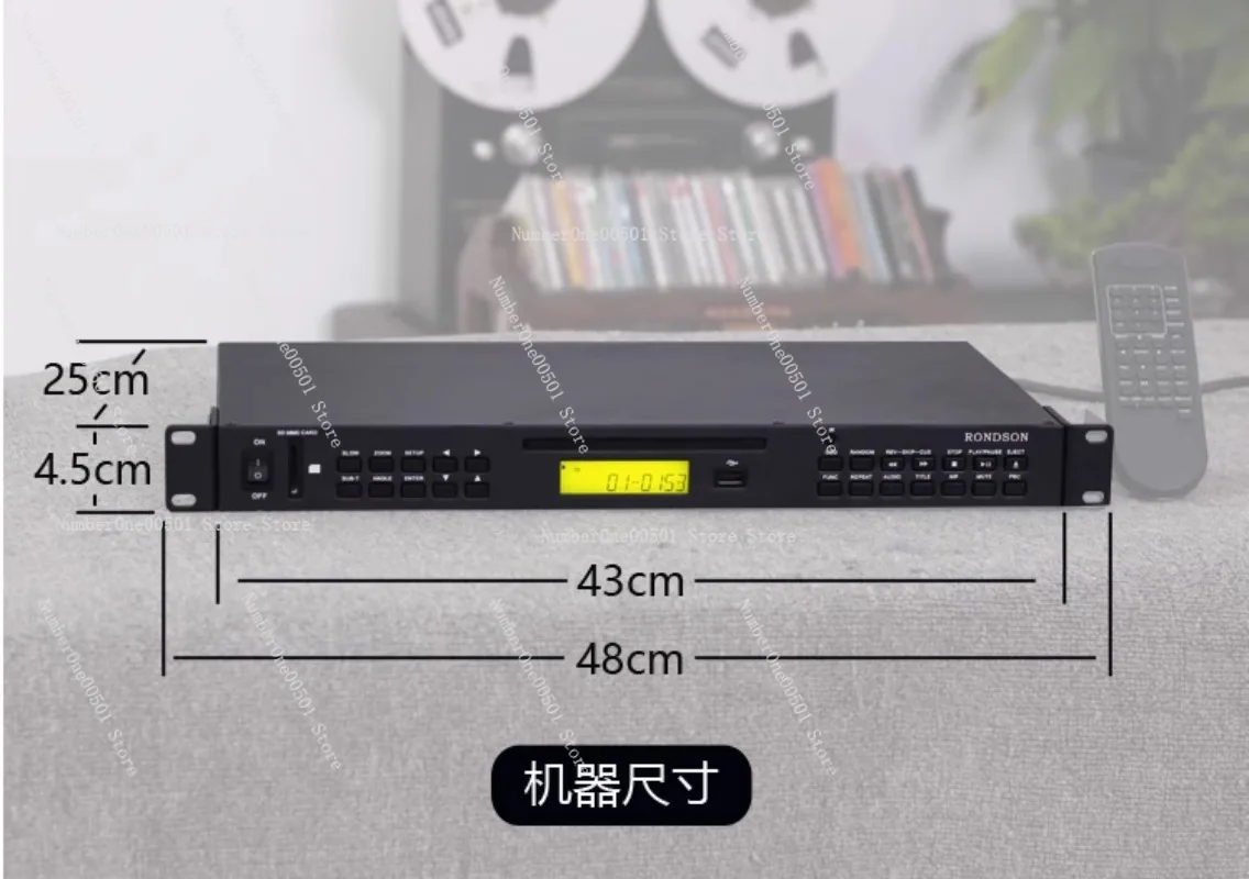 Professional broadcasting standard CD player USB flash drive SD card player