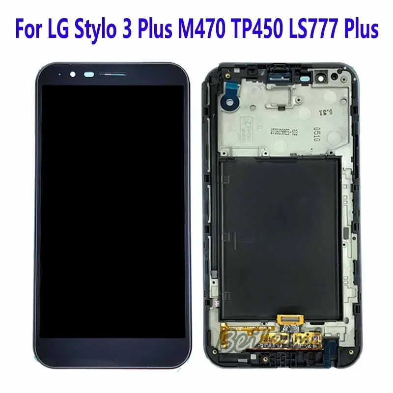 For LG Stylo 3+ MP450 TP450 LCD Display Touch Screen Digitizer Assembly For LG Stylo 3 Plus M470 TP450 LS777 Plus