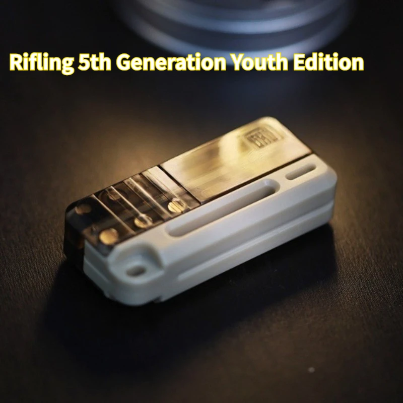 GAOEDC Rifling 5th Generation Youth Edition Mechanical Springback Magnetic PC Material Segment Push Card Decompression Toy