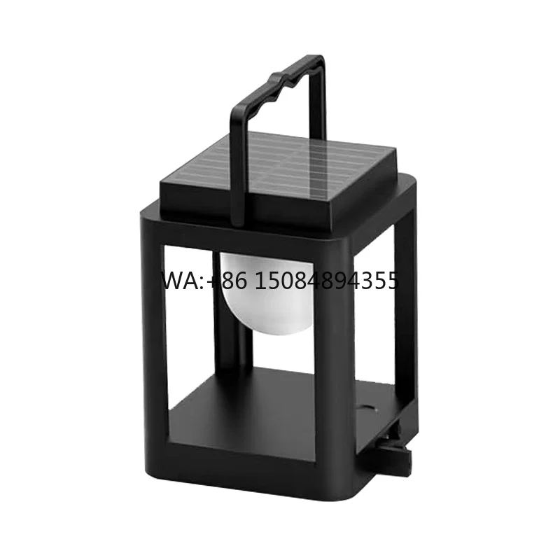 AuSilver Outdoor Portable Color-changing Solar LED Emergency Night Lamp IP65 Certified Lantern Camping Light