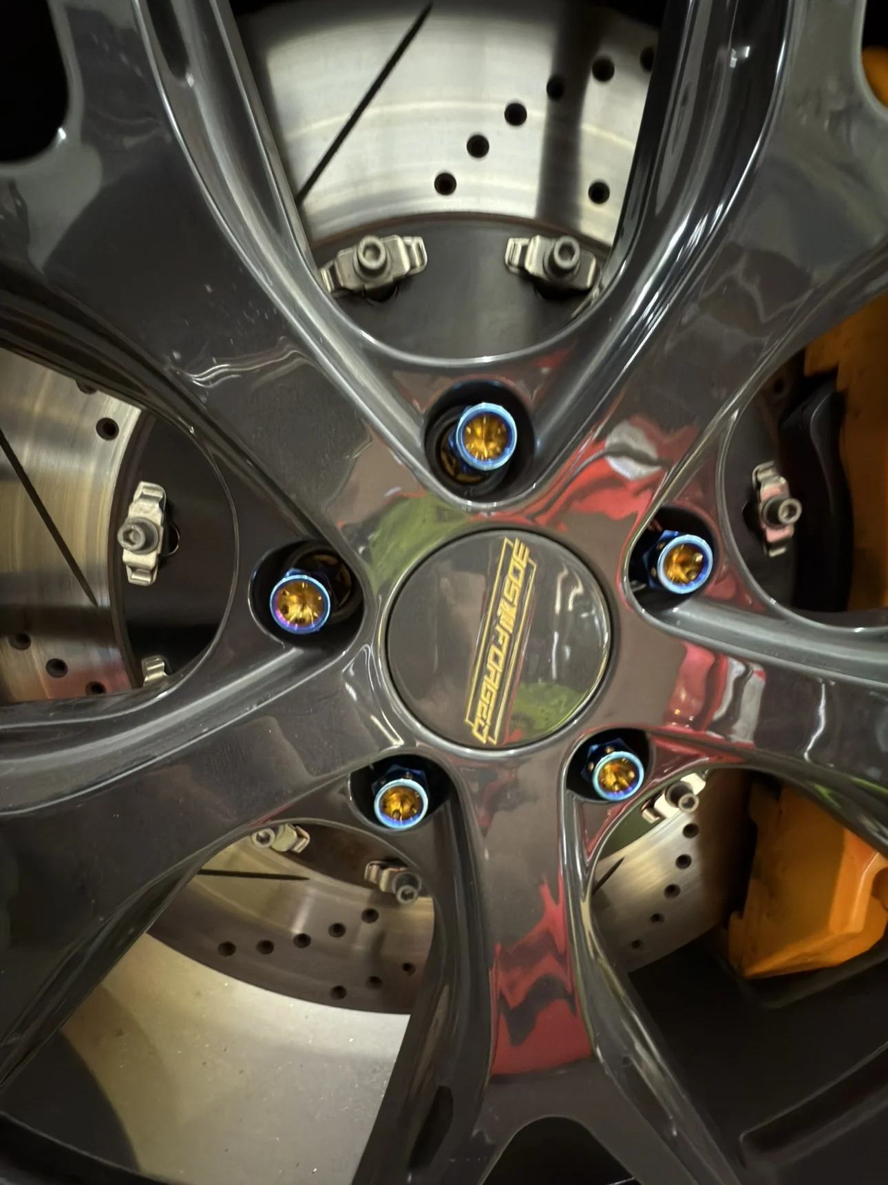 

Jntitanti titanium nut M14*1.5*45mm racing car closed end Gr.5 titanium wheel lug nut for Tesla VW AUDI Racing car