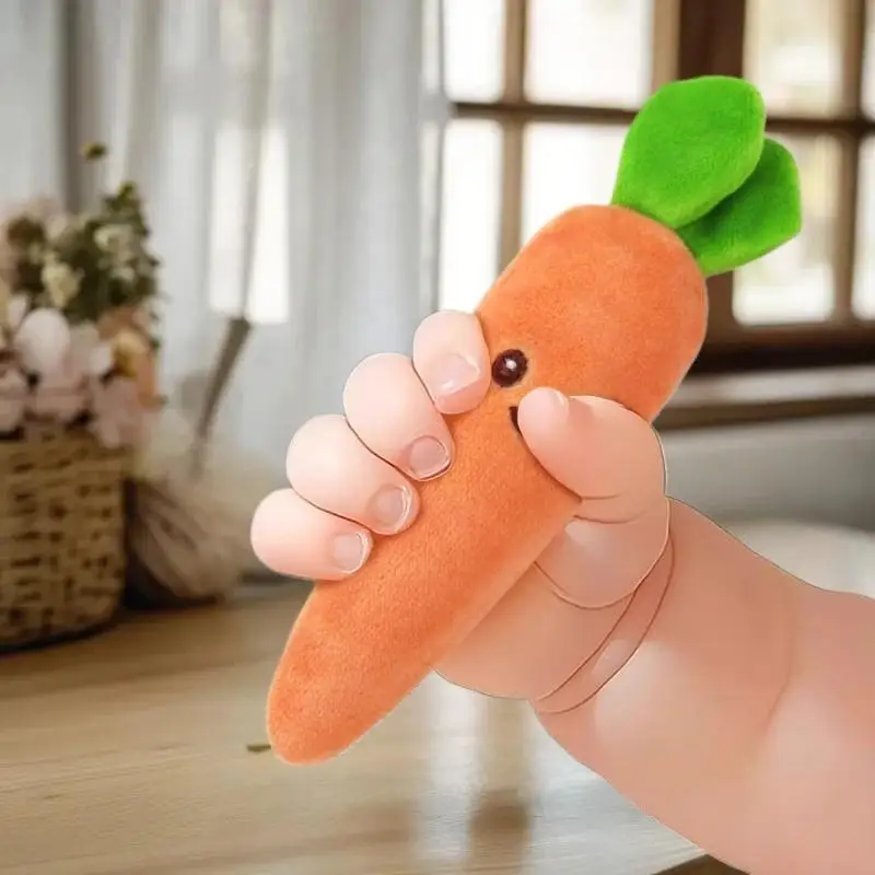 1/2 قطعة لعبة مهدئة للأطفال دمية فواكه قطيفة للرضع مضادة للشتاء أثناء النوم المعونة عقد حلقة لعبة مريحة لحديثي الولادة #6