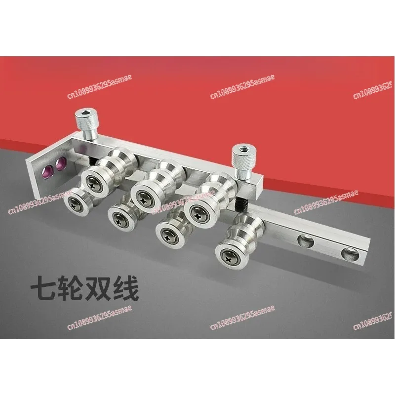 Industrial Wire Straightening Tool, Single/Double Line Cable Corrector Infeed Roller Accessory for Wire Stripping Machine
