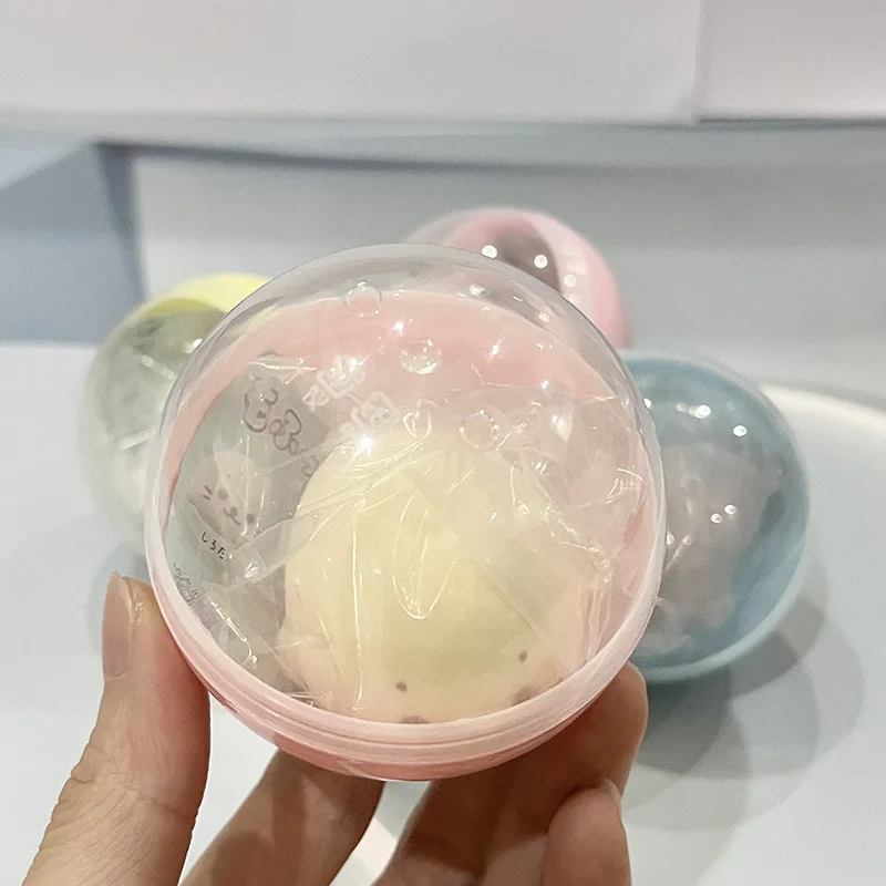Japanische Original Nette Kreative Beflockung Mini Siegel Weiche Prise Zappeln Cartoon Meerestiere Stress Relief Squishy Lustige Ei Twister