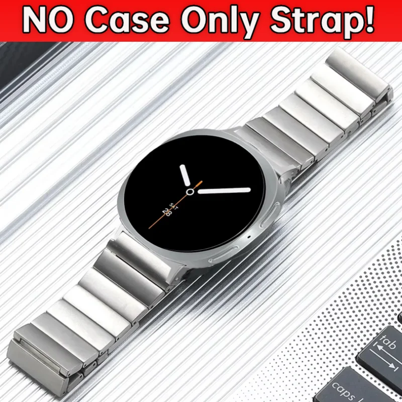 Luxury Stainless Steel Strap for Samsung Galaxy Watch 9 8 7 40mm 44mm/8Classic 46mm Sports Bracelet for Galaxy Watch 5 Pro 45mm