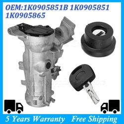Durable Ignition Starter Switch Steering Lock For Golf 5 MK5 6 MK6 Caddy EOS Tiguan Touran Seat Leon Toledo Altea A3 1K0905851B
