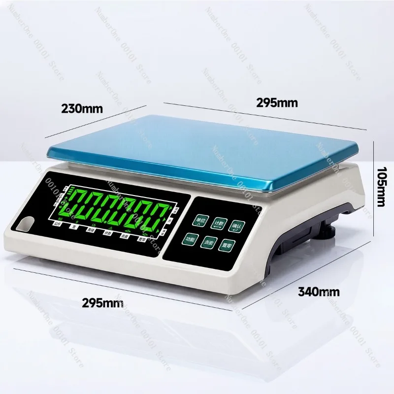 30KG RS232 Digital ERP Scale, Portable Electronic Weighing Machine Connect PC For Inventory Order Weight Recording
