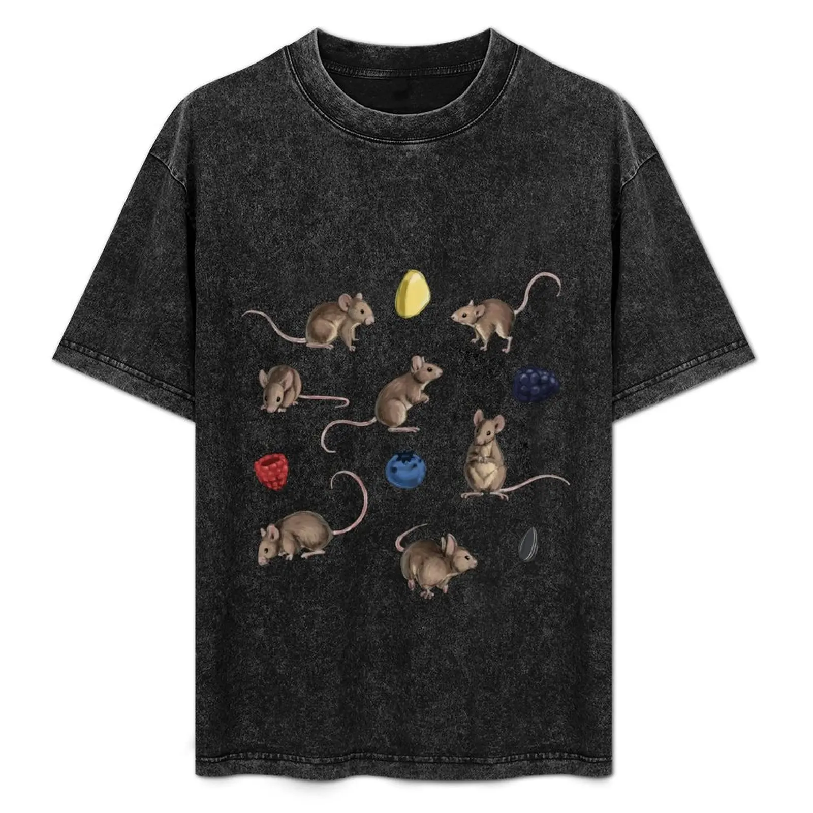 Mice and Berries T-Shirt cute clothes essential t shirt anime clothes shirts graphic tee men