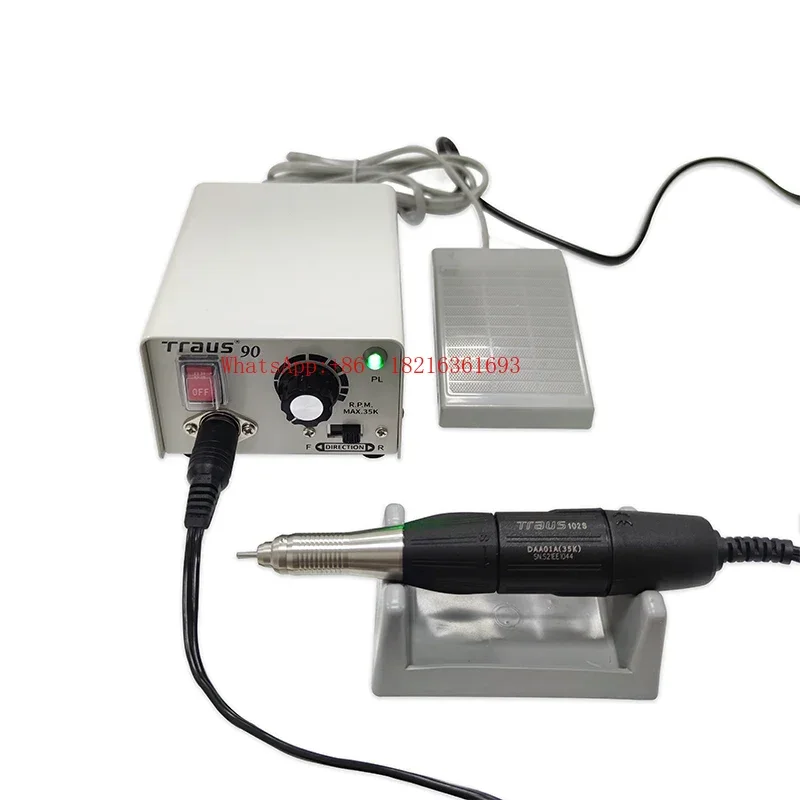 Limited Offer RHJC TRAUS90 102/102L Jewelry Polishing Micromotor Handpiece With 35000RPM High Quality 65W 2.8N.cm Torque Micro