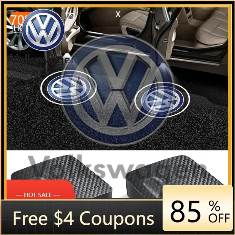 

Styling Mouldings For VOLKSWAGEN VW GTI B6 For Volkswagen Car LED Courtesy Light Ghost Shadow Projector Emblem Lamp For VW GTI P