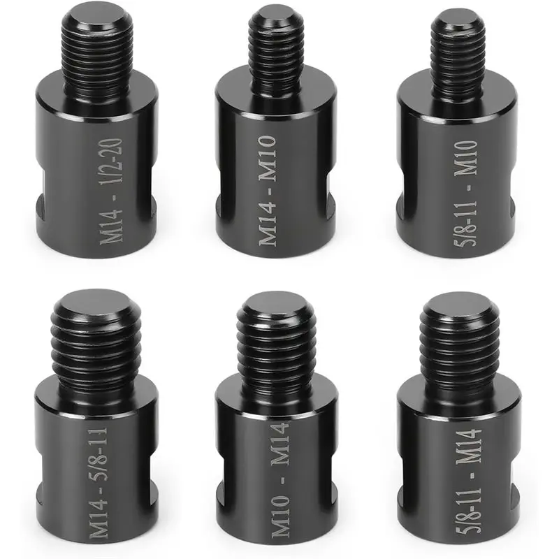 

Адаптер для угловой шлифовальной машины ABBO-6PCS, конвертер для насадок угловой шлифовальной машины для отрезных кругов, полировальных и шлифовальных дисков, опорных подушечек.