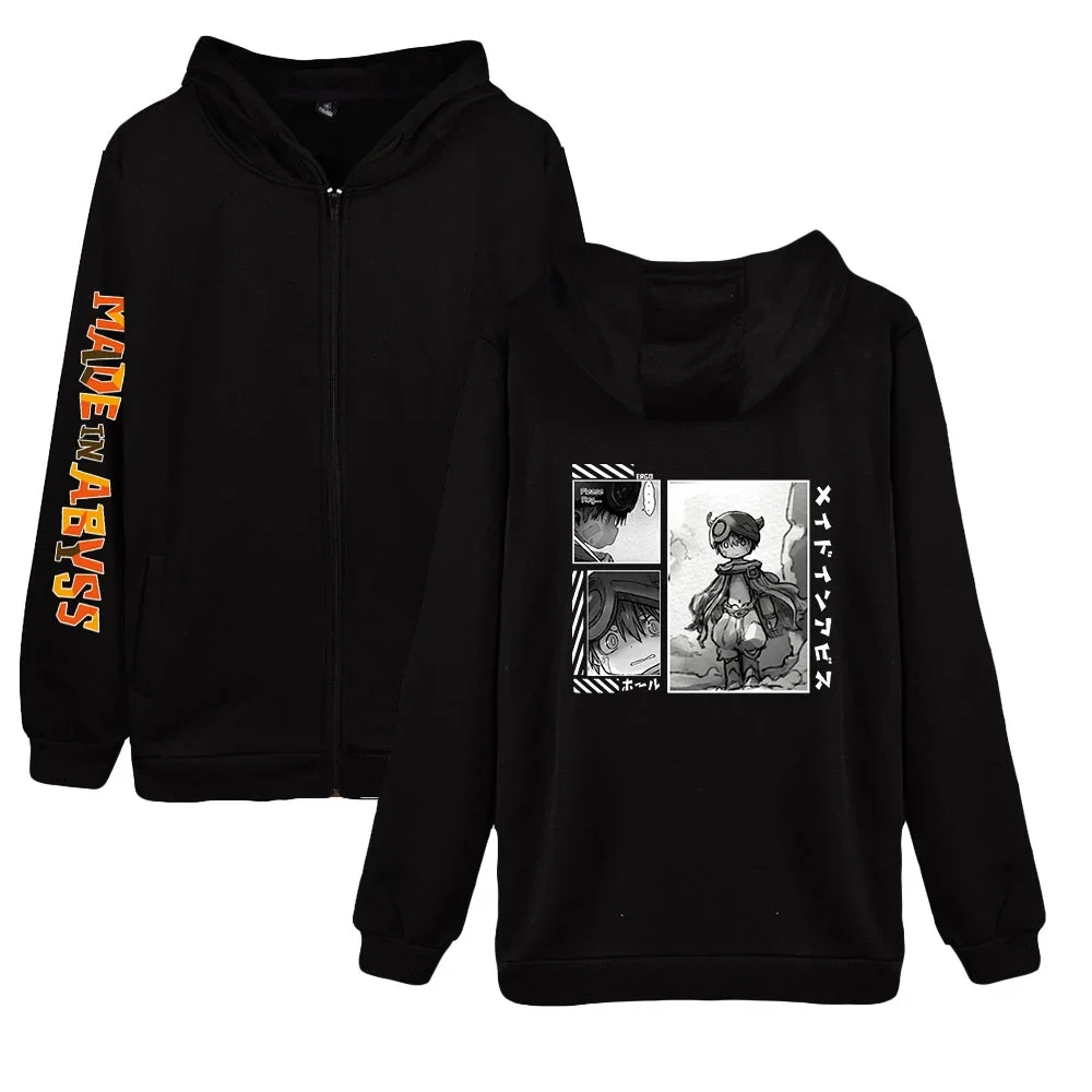 

Anime Made in Abyss Zip Up Women/Men Hoodie Sweatshirt Streetwear Hip Hop Zipper Hooded Jacket Casual Sportswear Y2K Clothes