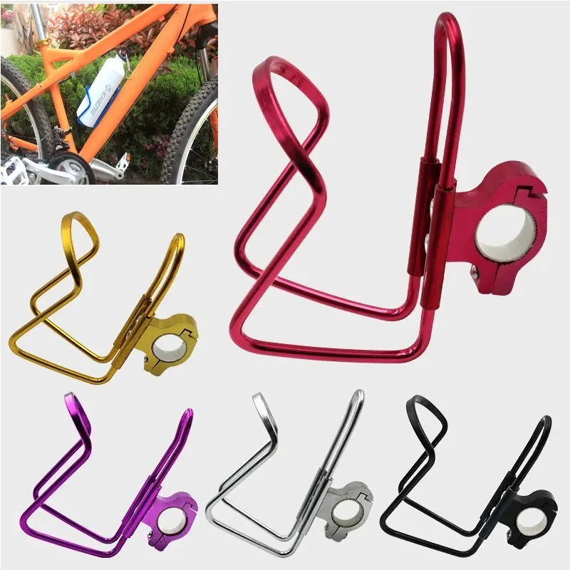 

1pcs Aluminum Alloy Motorbike Handleba Cup Holder Mountain Bike Colorful Bottle Cage Drink Water Bottles Cup Holder Kettle Holde