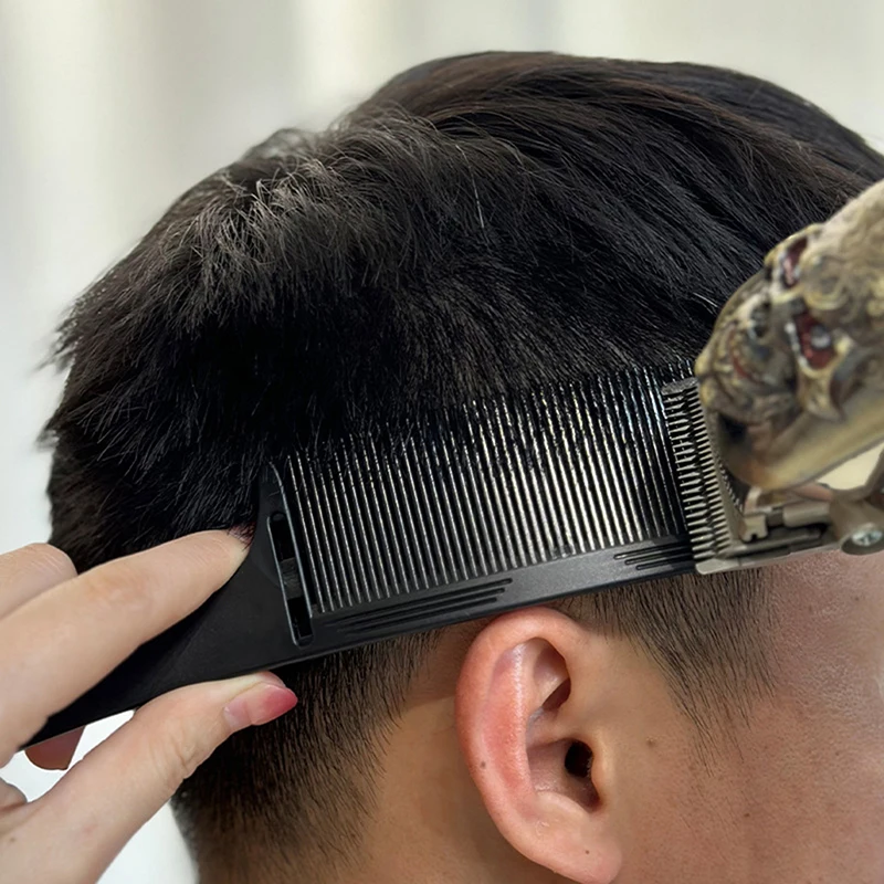 Professional Barber Hair Cutting Curved Positioning Comb Adjustable S Arc Design Hair Comb Hairdresser Tools