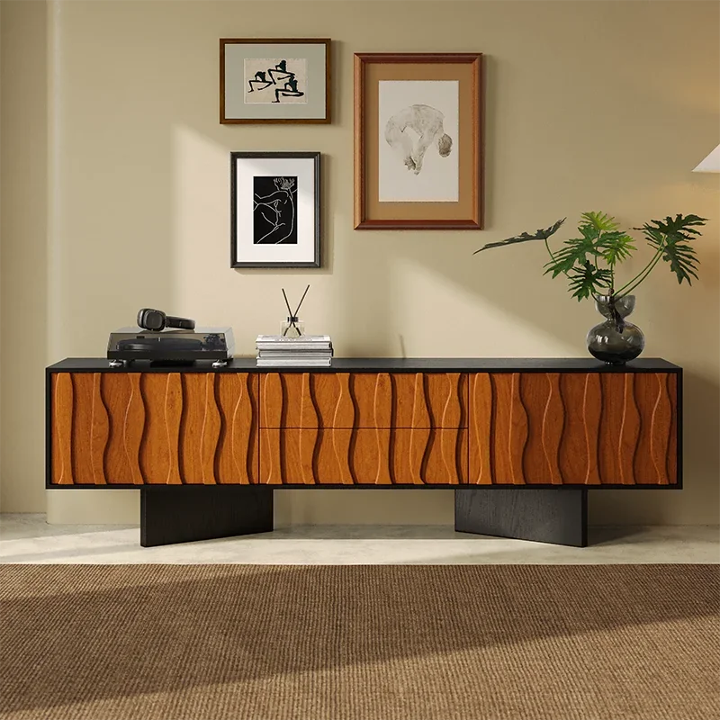 

Роскошная подставка для телевизора в скандинавском стиле, современная с местом для хранения вещей, минималистичная подставка для телевизора середины века, классическая элегантная мебель для телевизора Mobiletto Porta, домашняя мебель