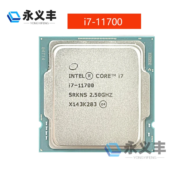 I7 i7-11700 i711700 11700 ghzオクタコア16スレッドCPUプロセッサl3 = 16m 65w lga 11700純正 -  AliExpress